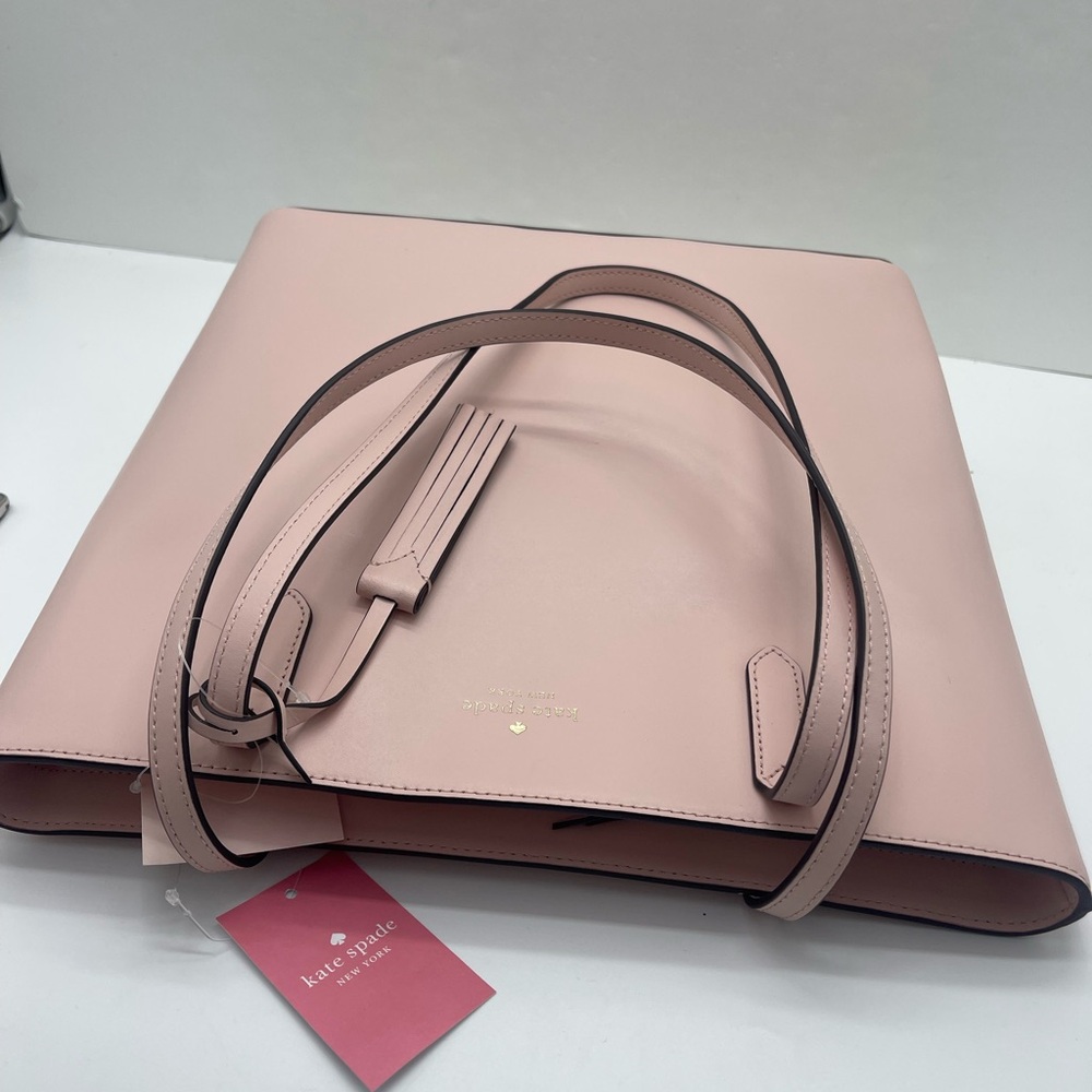 Kate Spade NEW YORK Jana Rose Smoke Large Tote Shoulder Bag 
NWT - Picture 9 of 16